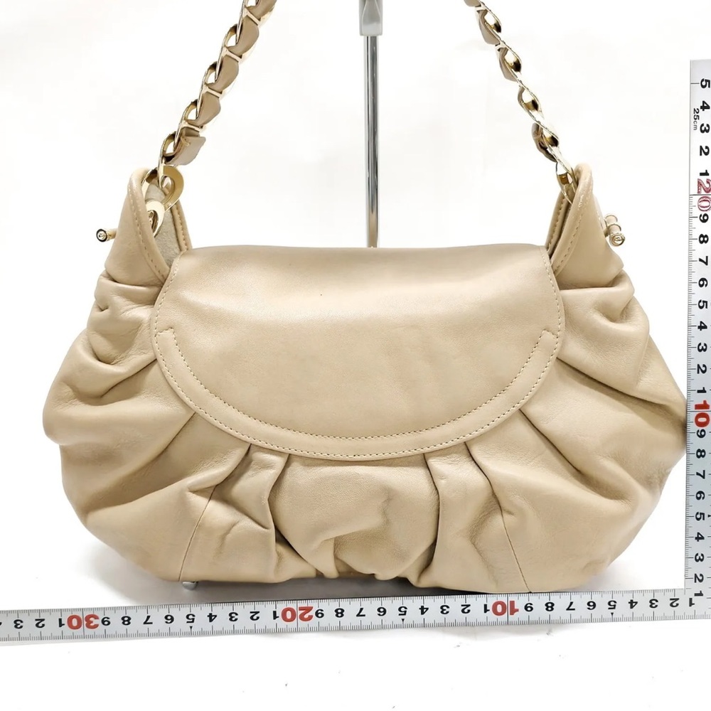 Christian Dior Shoulder Bag Leather Vintage GHW Preowned - Picture 4 of 12